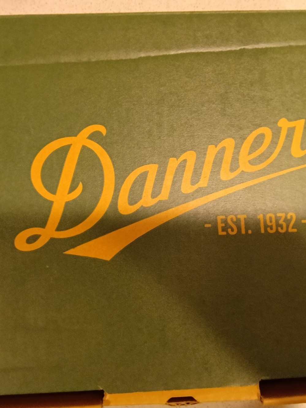 Danner Men’s Tan/Gold Leather Hiking Work Boots Vibram NWT/NOS w/ Box - Picture 8 of 9